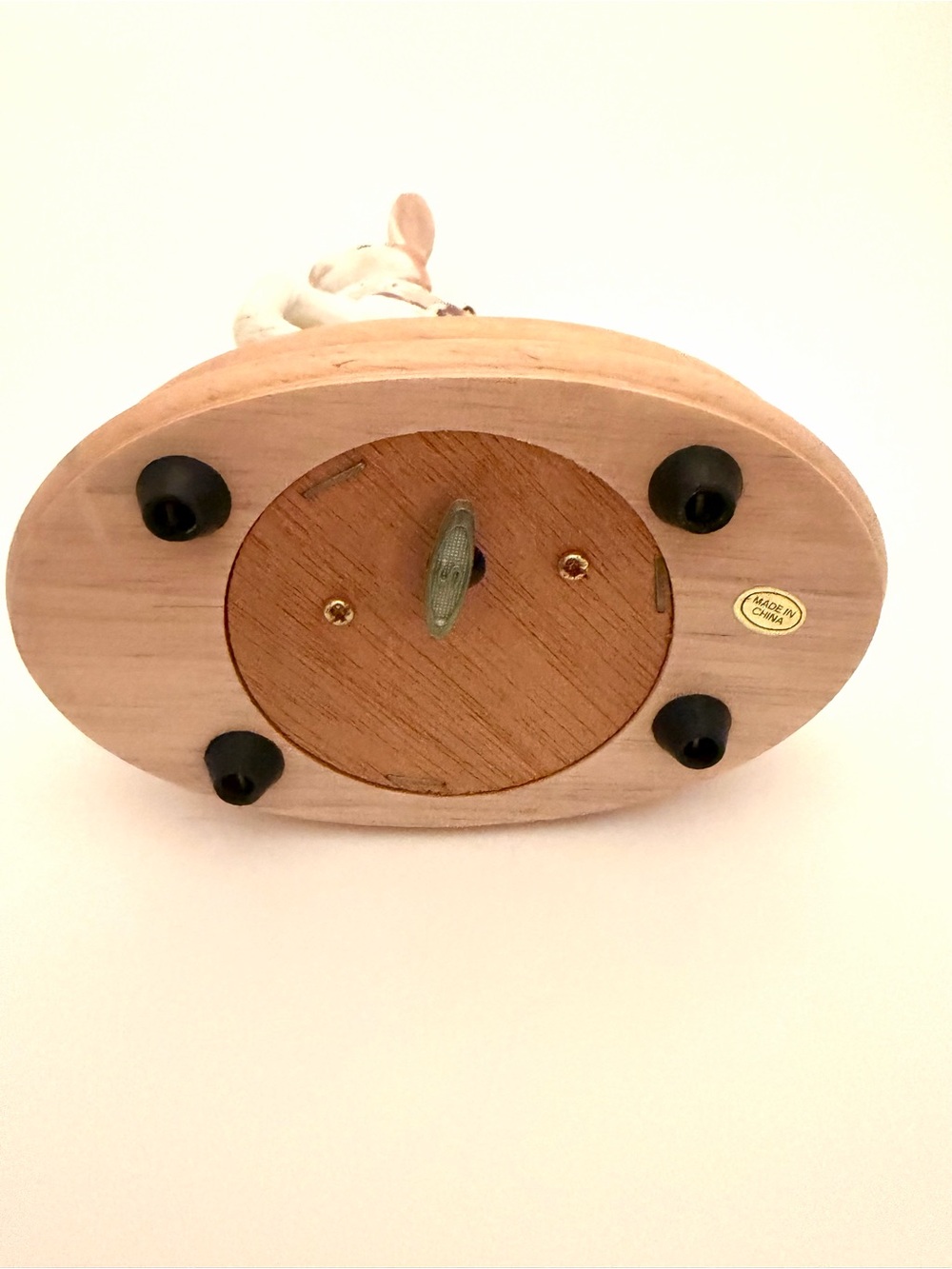 Vintage Bunny Carousel Music Box Wind Up - Picture 5 of 9